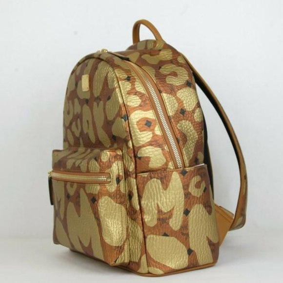 Authentic Copper Leopard MCM Backpack - Picture 3 of 3
